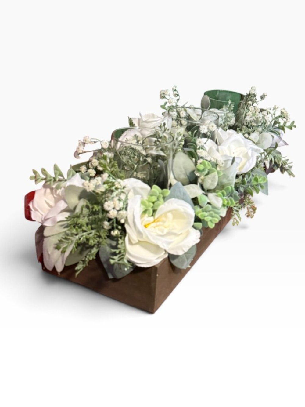 Kirkland’s Floral Candle Holder Centerpiece – Like New